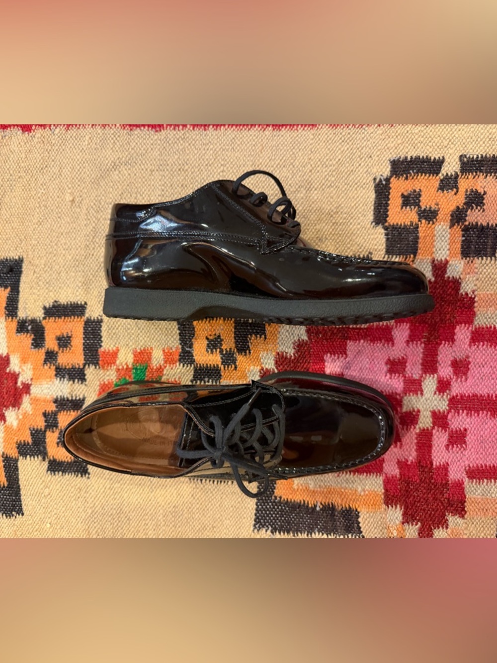 Tod's Women Patent Leather Black
Brogue Hand Made In Italy Size 37